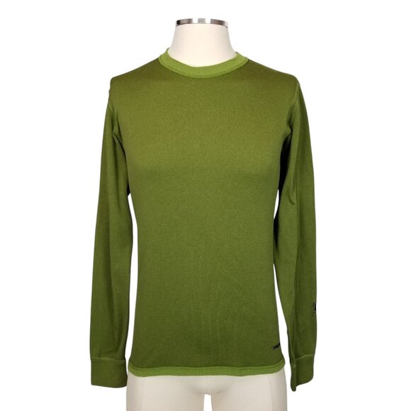 Patagonia Men's Vintage R1 Polartec Power Grid Fleece Sweater Green Sz Small - Picture 1 of 9